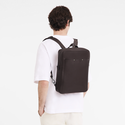 Longchamp sur Seine Backpack , Mocha - Leather