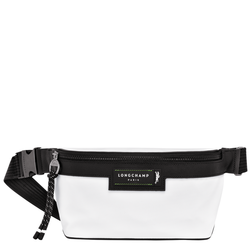 Le Pliage Energy M Belt bag , White - Recycled canvas  - View 1 of 3