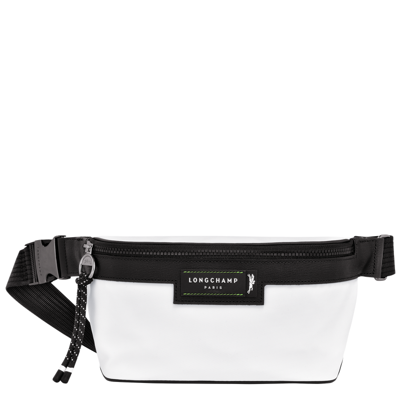 Le Pliage Energy M Belt bag , White - Recycled canvas  - View 1 of  3