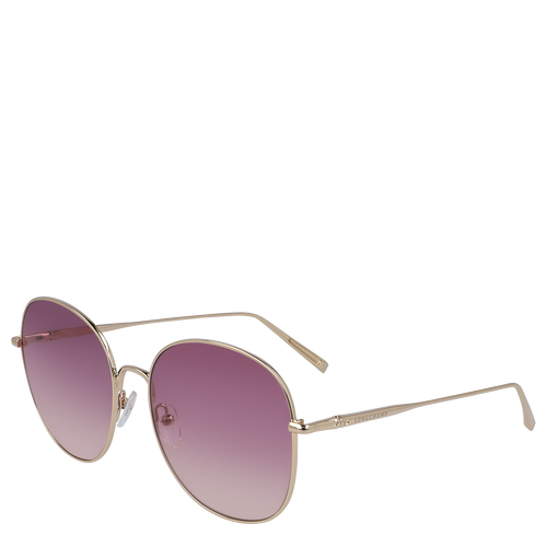 Lunettes solaires, Or/Lie-de-vin - Vue 3 de 3 Lunettes solaires, Or/Lie-de-vin, hi-res - Vue 3 de 3