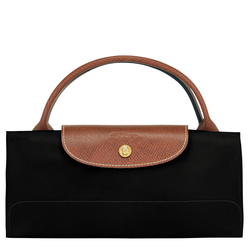 Reisetasche XL Le Pliage Original , Recyceltes Canvas - Schwarz  - Ansicht 6 von 6