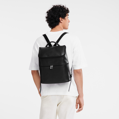 Le Foulonné Rucksack, Schwarz