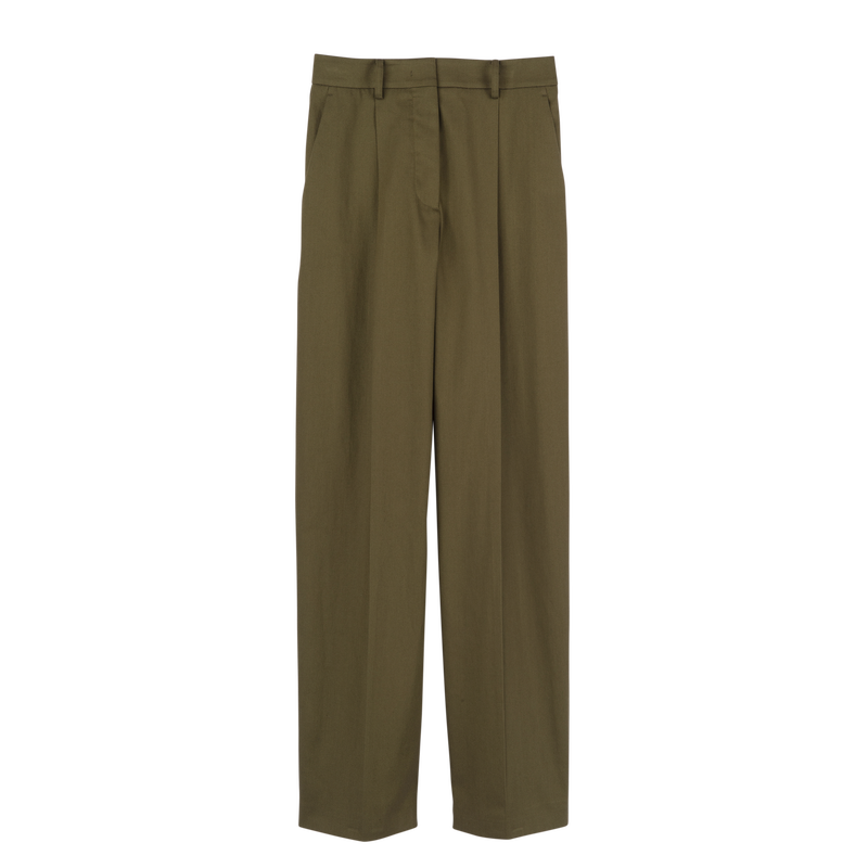 Pantalon , Gabardine - Kaki  - Vue 1 de 1
