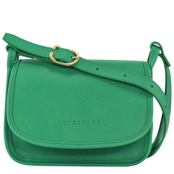 Le Foulonné S Crossbody bag , Green - Leather