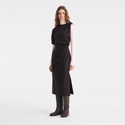 Dress , Mocha - Flannel