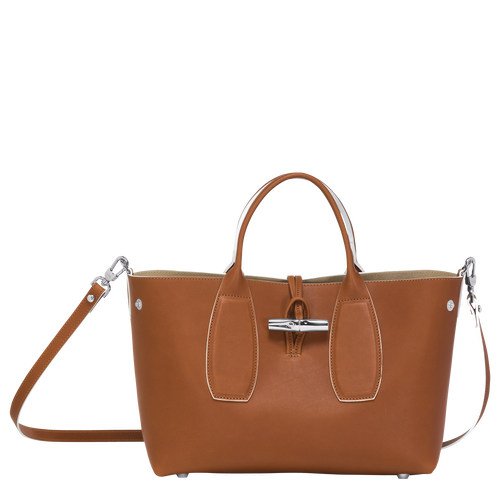 Le Roseau M Handbag , Cognac - Leather - View 5 of 6