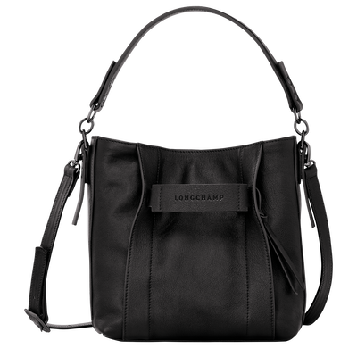 Longchamp 3D Bolso bandolera S , Cuero - Negro