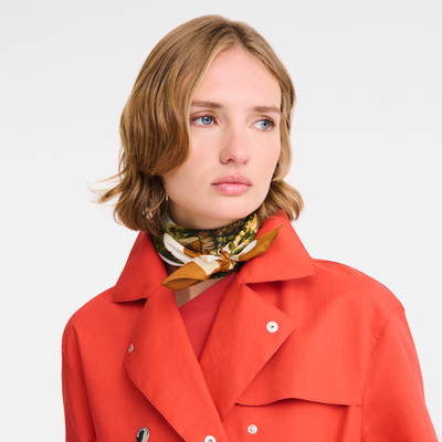 Foulard di seta 70 Pastoral Beauty , OTHER - Arancio Marmelade