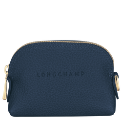 Le Foulonné Coin purse , Navy - Leather