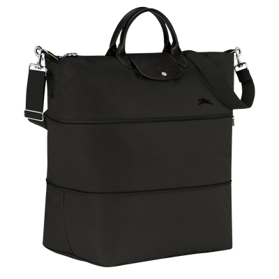 Le Pliage Green Travel bag expandable Black Recycled canvas Longchamp US