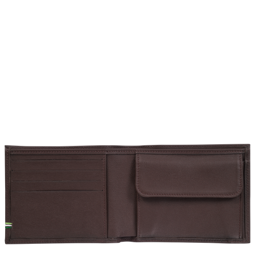 Longchamp sur Seine Wallet , Mocha - Leather - View 2 of  3