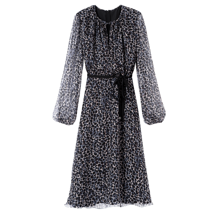 Midikleid Collection Printemps Ete 2021 Mahagoni 60679sef204t36 Longchamp De