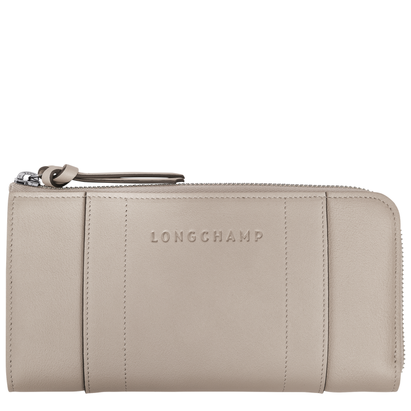 Longchamp 3D Cartera con cremallera , Cuero - Arcilla  - Vista 1 de 2