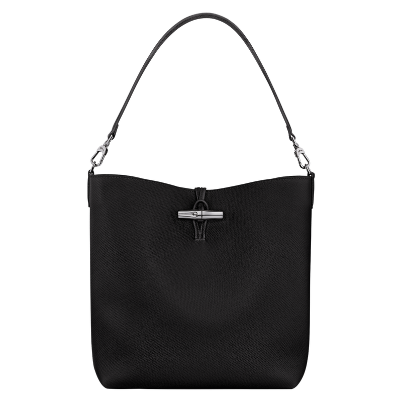 Le Roseau M Hobo bag , Black - Leather  - View 1 of 6