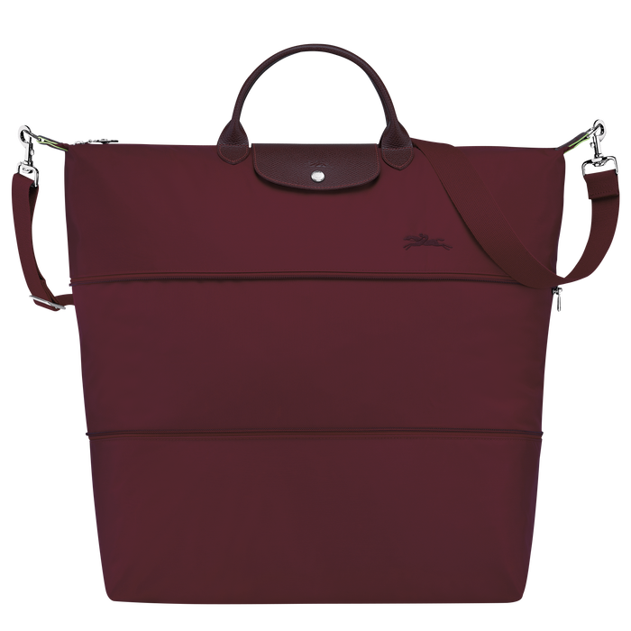 Le Pliage Green Travel bag expandable, Burgundy