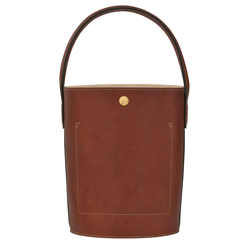 Sac seau S &Eacute;pure , Cuir - Brun  - Vue 4 de 5