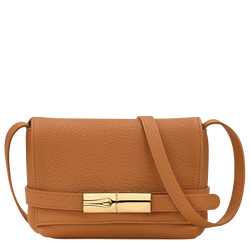 Le Smart S Crossbody bag , Caramel - Leather