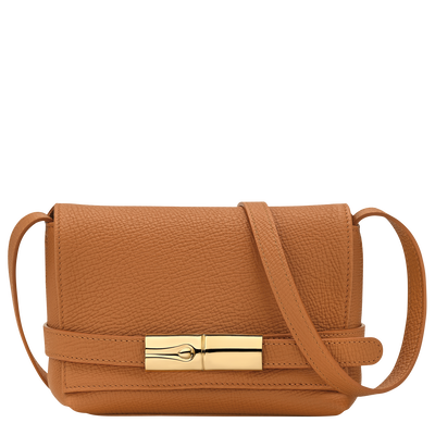 Sac bandouli&egrave;re S Le Smart , Cuir - Caramel