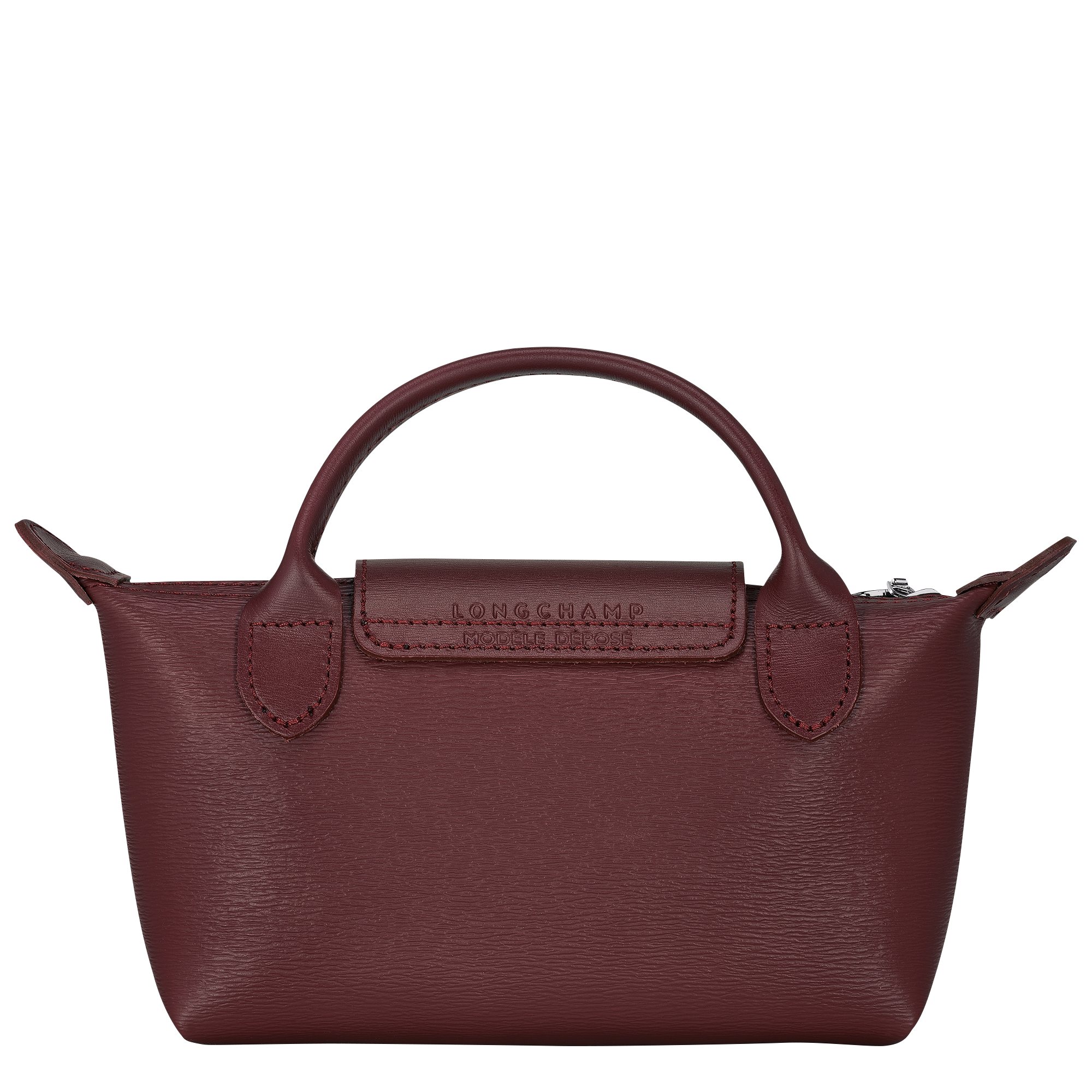 Le Pliage City Pouch with handle Plum - Canvas (34175HYQ261