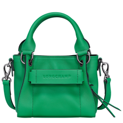 Longchamp 3D Tas met handgreep aan de bovenkant XS , Groen - Leder