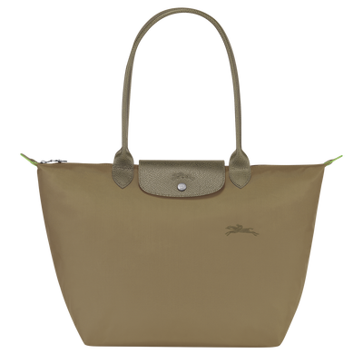 Borsa da spalla L Le Pliage Green , Tela riciclata - Carciofo