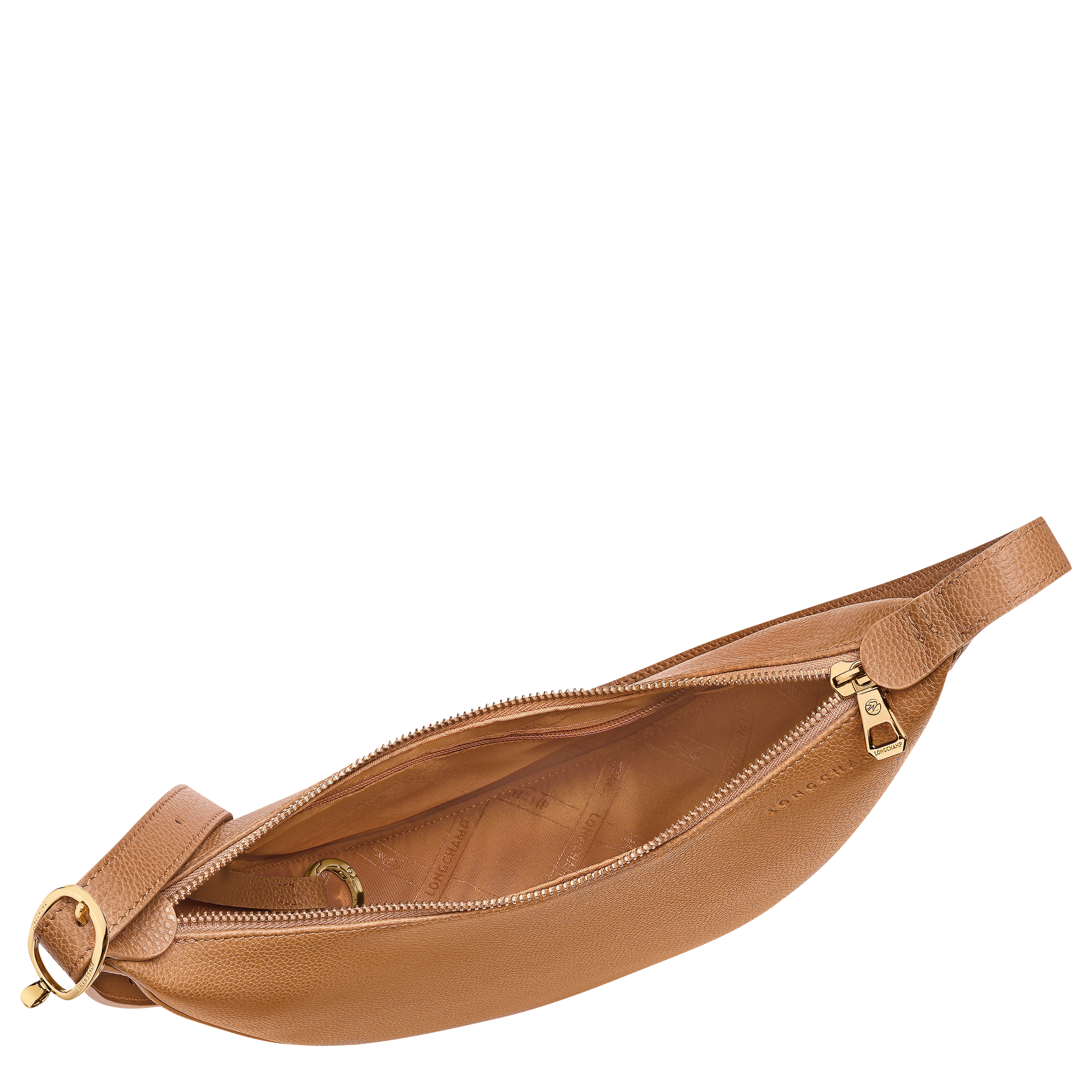 Le Foulonn&eacute; Crossbody bag S, Pecan