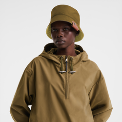 Reversible bucket hat , Olive/Lime - Techno taffeta