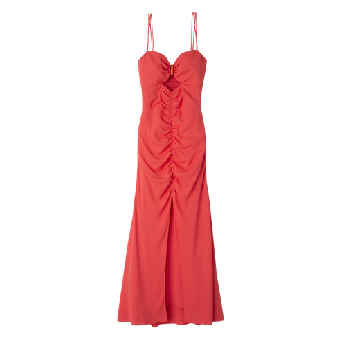 Midi dress Strawberry - Crepe | Longchamp US