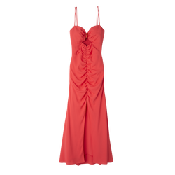 Midi dress , Strawberry - Crepe