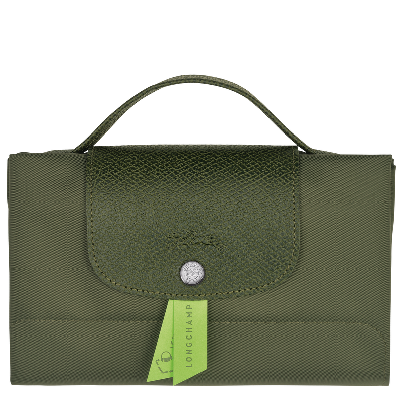 Le Pliage Green S Briefcase , Forest - Recycled canvas  - View 7 of 7