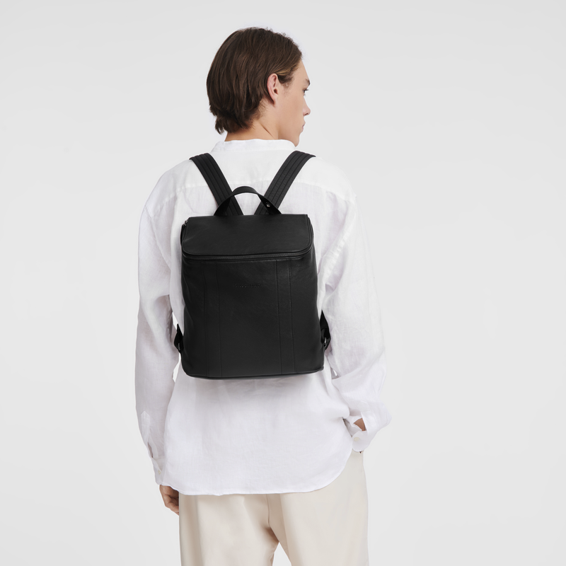 Longchamp leder on sale rucksack