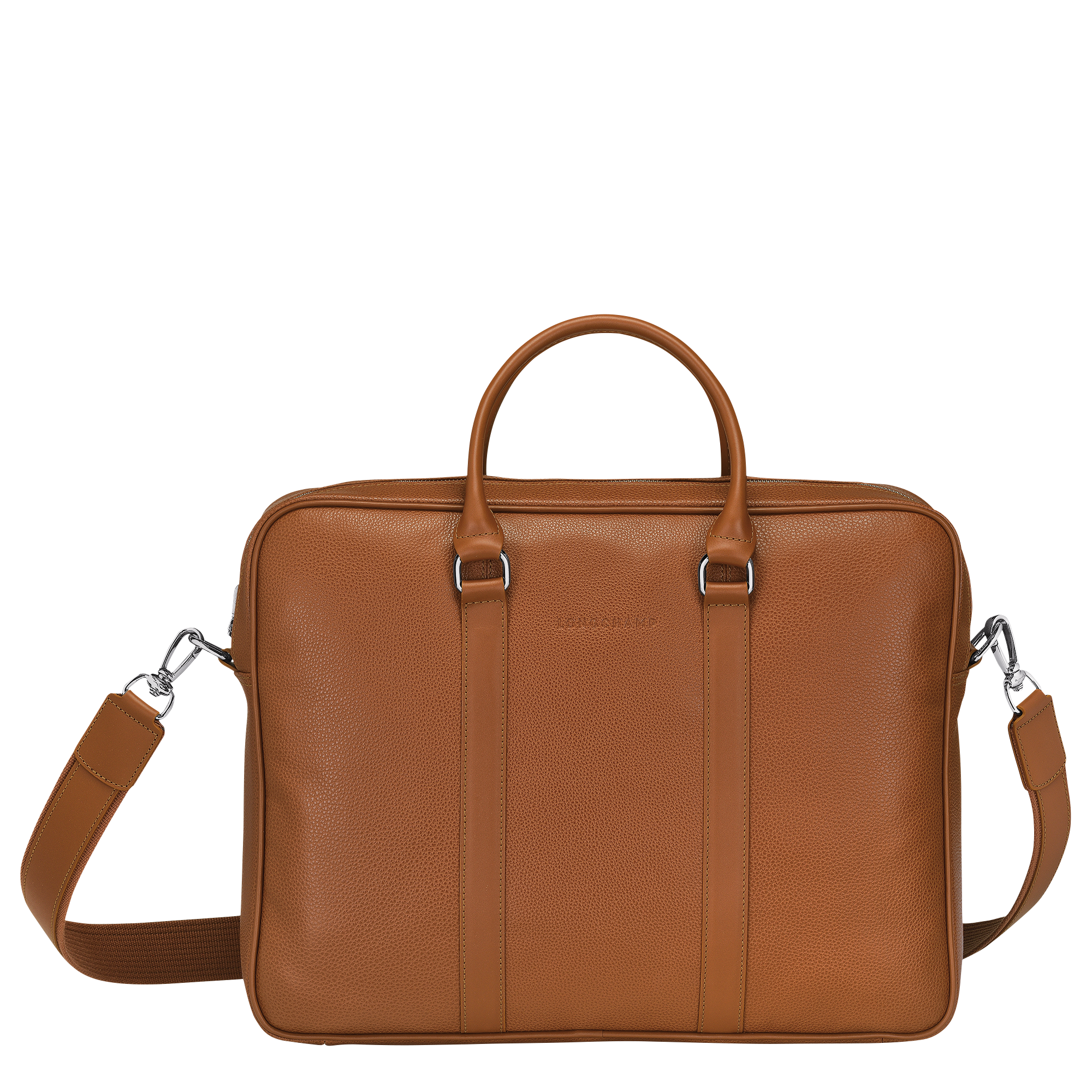 Briefcase M, Caramel - View 1 of
5 - zoom in Le Foulonné Briefcase M, Caramel