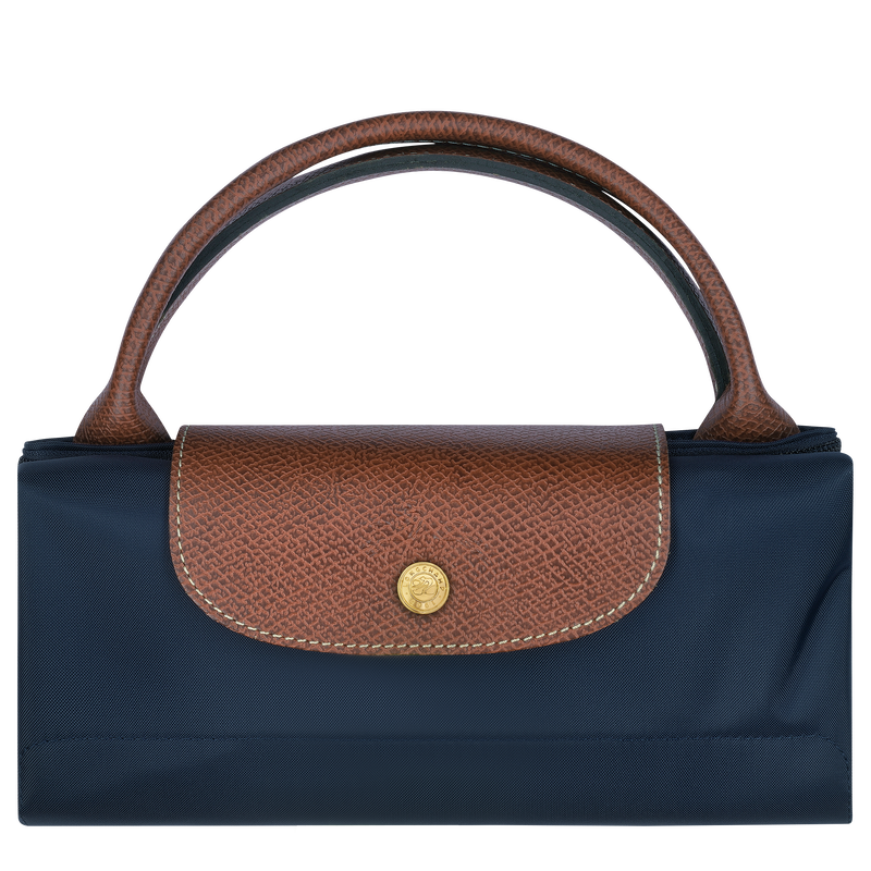 Le Pliage Original S Travel bag , Navy - Recycled canvas  - View 7 of 7