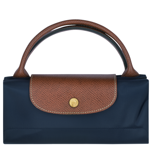 Le Pliage Original S Travel bag , Navy - Recycled canvas - View 6 of  6