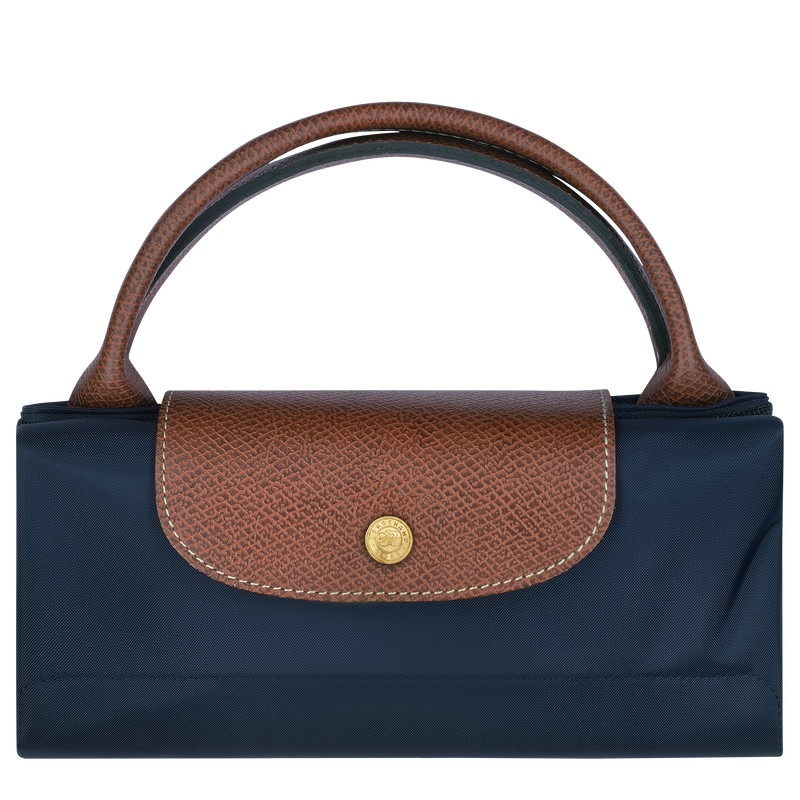 Le Pliage Original S Travel bag , Navy - Recycled canvas  - View 6 of  6