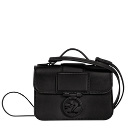 Box-Trot XS Crossbody bag , Black - Leather