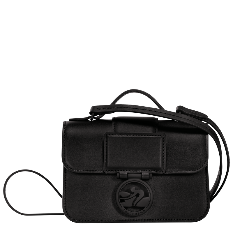 Sac bandoulière XS Box-Trot , Cuir - Noir  - Vue 1 de 5