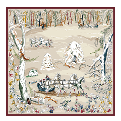 Silk scarf 90
