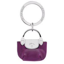 Le Pliage Xtra Key rings , Violet - Leather
