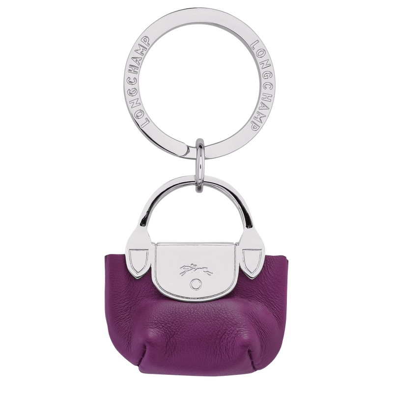 Le Pliage Xtra Key rings , Violet - Leather  - View 1 of  1