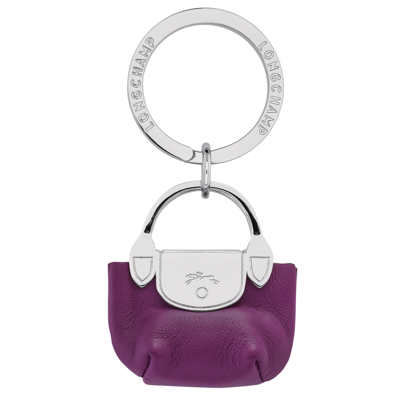Le Pliage Xtra Key rings , Violet - Leather  - View 1 of  1