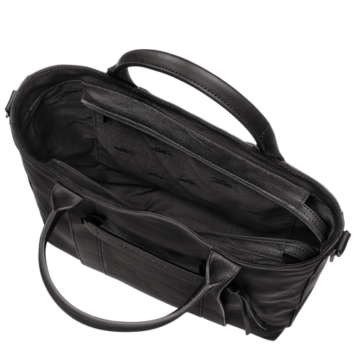 Longchamp 3D L Tote bag , Black - Leather - View 5 of  5