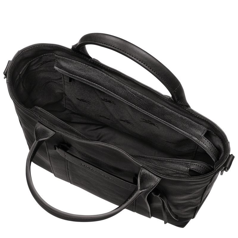 Longchamp 3D Bolso shopper L , Cuero - Negro  - Vista 5 de 5