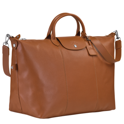 Le Foulonné Travel bag L, Caramel