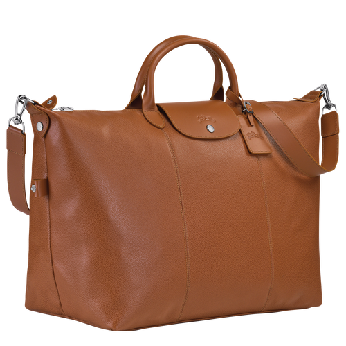 Reisetasche S Le Foulonné , Leder - Caramel - Ansicht 3 von 4