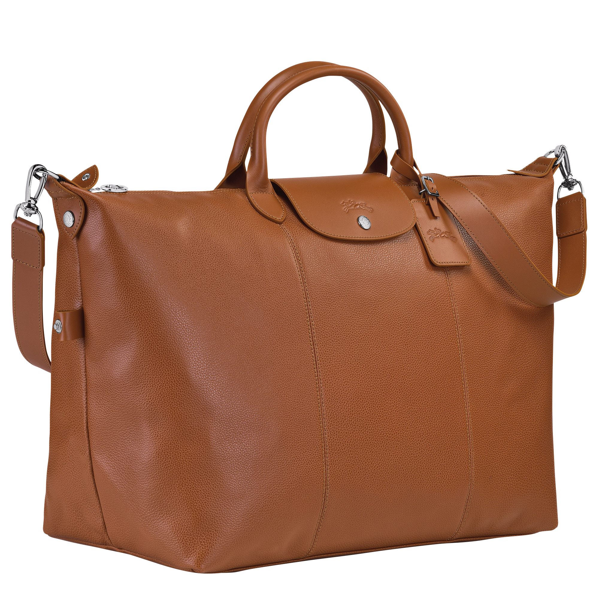 Travel bag L, Caramel - View 3 of
4 - zoom in Le Foulonné Travel bag L, Caramel