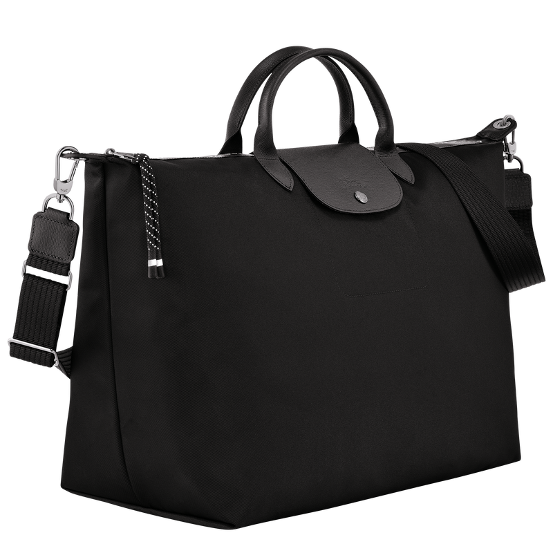 Le Pliage Energy L Travel bag , Black - Recycled canvas  - View 3 of 6