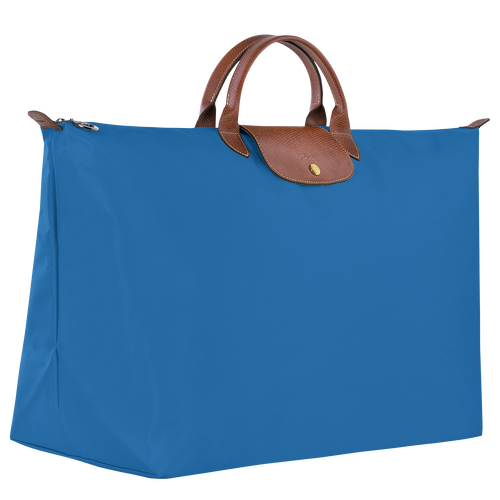 Le Pliage Original M Travel bag , Cobalt - Recycled canvas - View 2 of 5