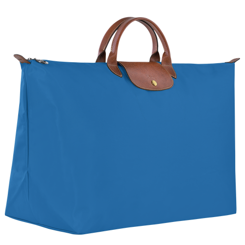 Le Pliage Original M Travel bag , Cobalt - Recycled canvas - View 2 of  5