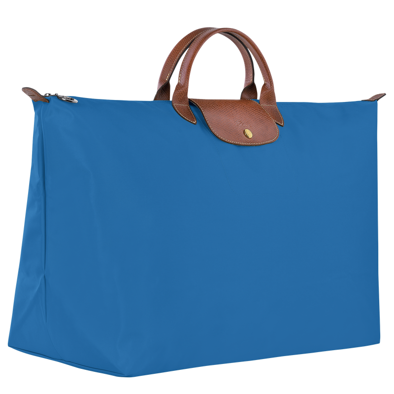 Le Pliage Original M Travel bag , Cobalt - Recycled canvas  - View 2 of  5